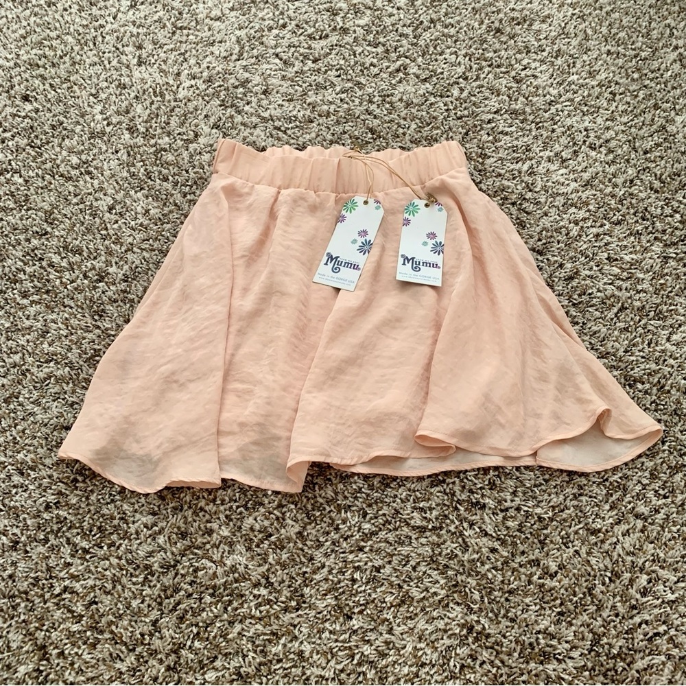 Show Me Your Mumu Pink Mini Skirt